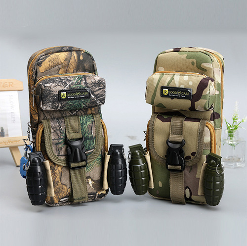 Back-to-school gifts, new gift box for primary and secondary school boys, camouflage CF climbing pencil box, stationery box, pencil case