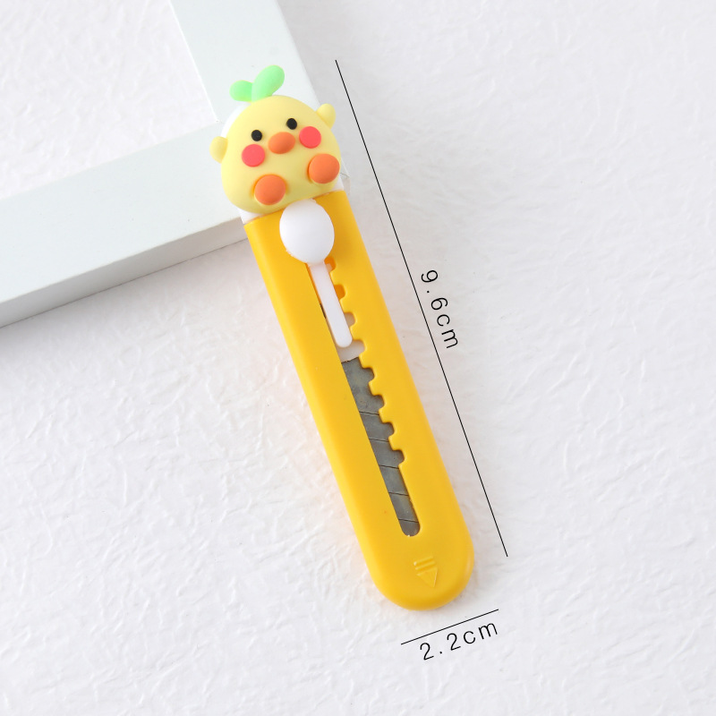 Mini Cúter de Papelería de Plástico, para Desempaquetar y Cortar Cuerdas, para Entrega Exprés y Diario