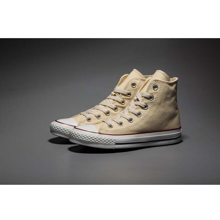 2025 New Pair of Dropshipping Men's and Women's Canvas Shoes Beige High-Top Couple Shoes