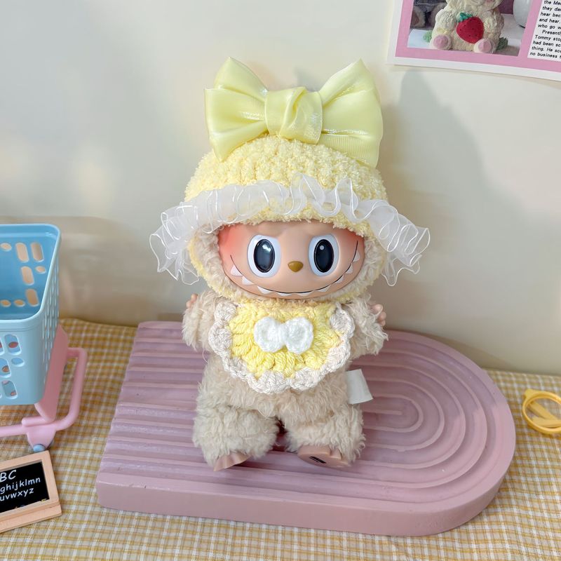 新品labubu娃衣帽子泡泡玛特拉布布衣服着替可爱公仔配饰厂家直销|undefined