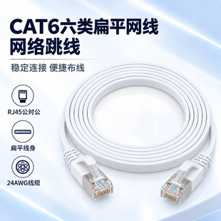CAT6 ���ƽ�W�������⾀ RJ45 ������ 24AWG ����ǧ�׾W�j����