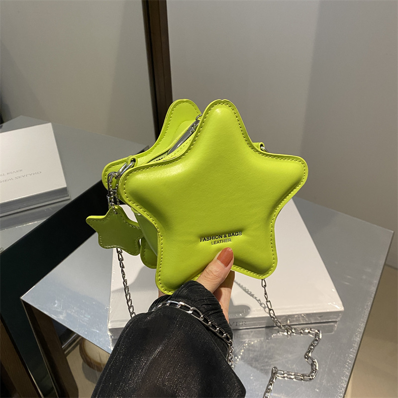 Nicho de diseño de alta sensación bolso bolso de mujer 2024 nuevo bolso pequeño bolso de cadena de pentacos bolso de hombro bolso de mochila