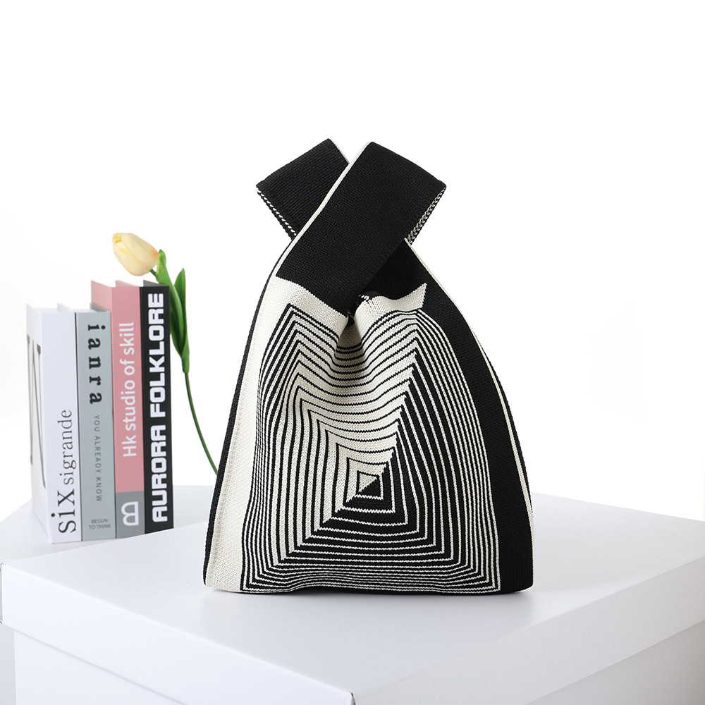 2024 Flying Weaving Bag Tote Bag Versión coreana del nuevo bolso de mano de moda Fabricante de bolsas de compras casuales de gran capacidad para estudiantes