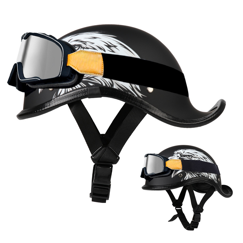 아시아 검은 독수리-꼬리 + 큰 프레임 고글