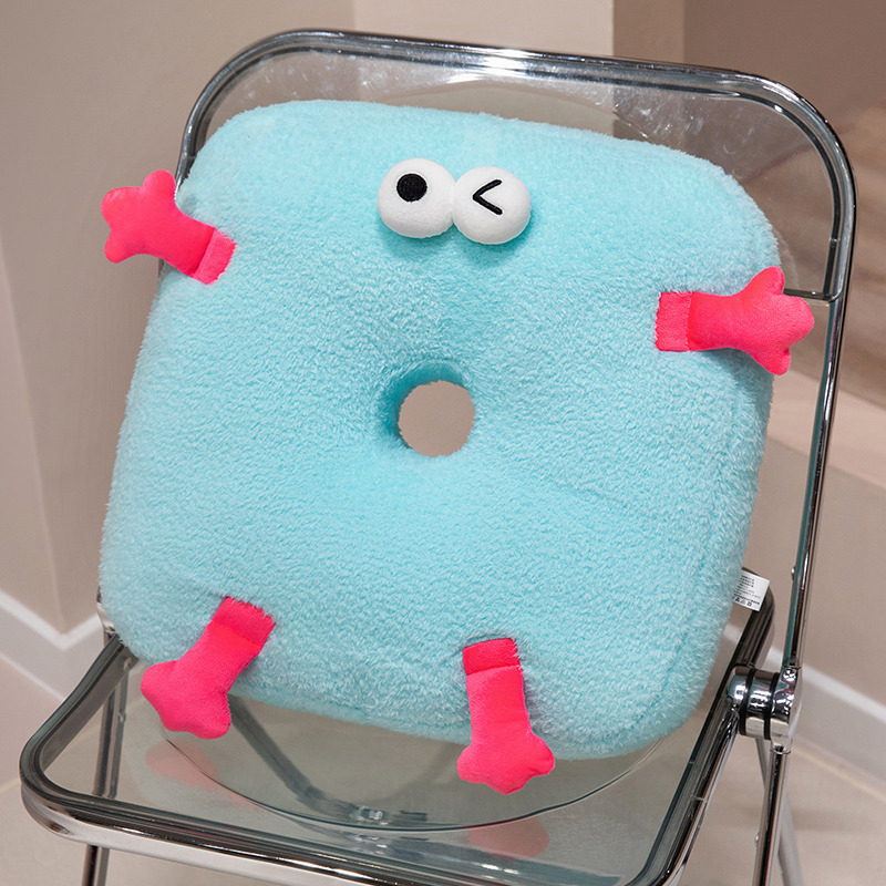 Cojín de dopamina, cojín de asiento cuadrado de ojos grandes, cojín de asiento de oficina, cojín de cojín redondo, cojín de cojín de cojín