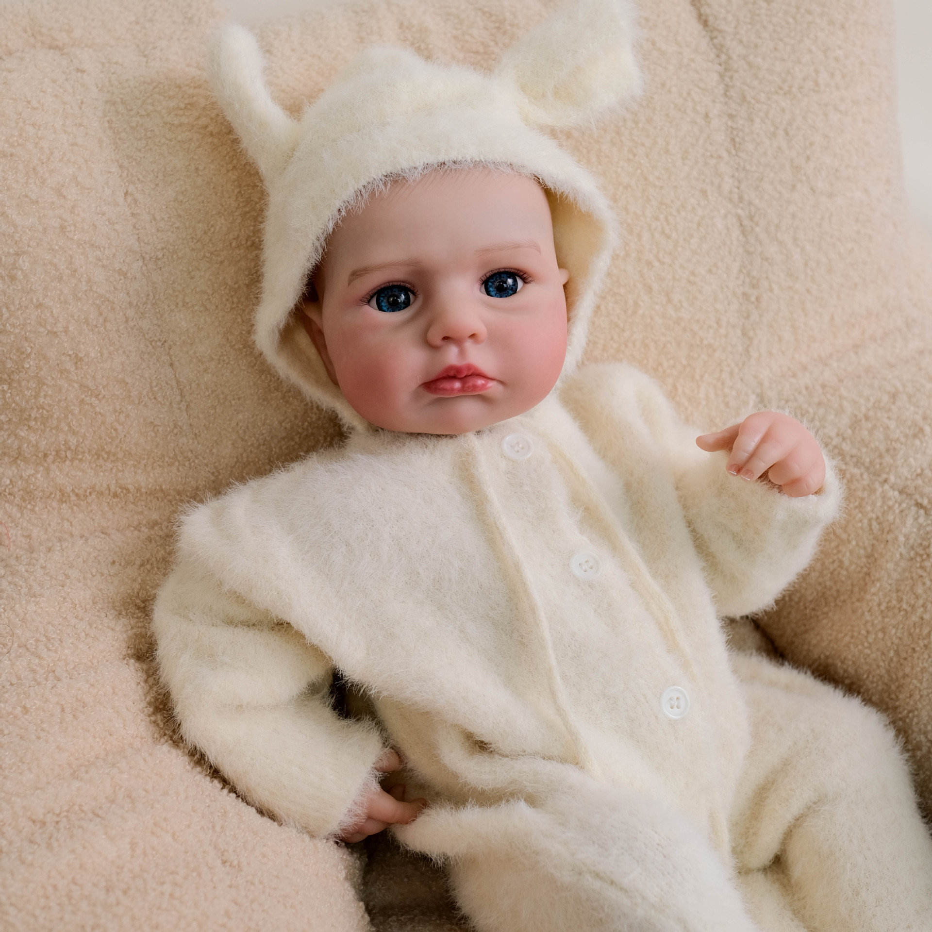 19inch felpa pies mono LOULOU Avatar simulación muñeca pintada a mano juguetes para niños