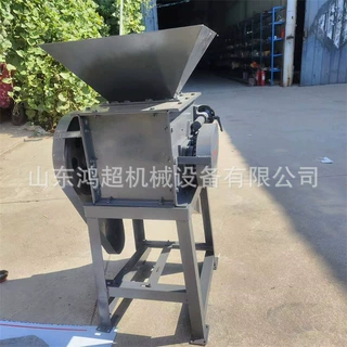 拉丝对辊玉米压胚机 燕麦压片机28型破碎机