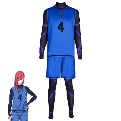 BLUELOCK blue prison jersey cosplay, Jie Shi Yi Feng Yue Hui Qian Qie Bao Ma Guo Shen, Lian Jie Jie Shi Yi