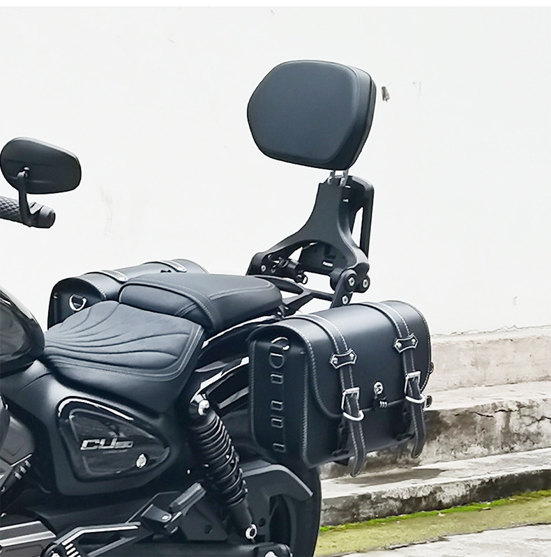 Suitable for 26 Models of Wuji Cu -149.999999999% off Motorcycle with Telescopic Driver and Passenger Backrests, Modified Parts for Motorcycle Seats