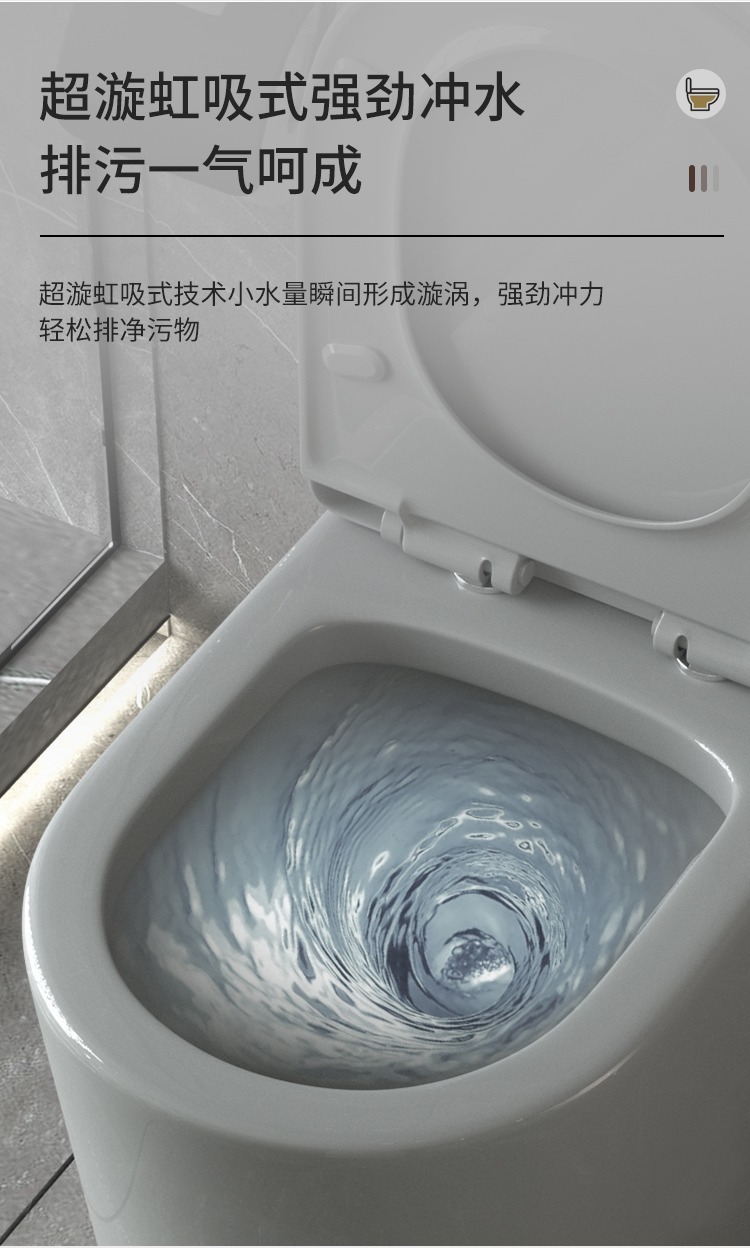 Grey toilet, large-diameter siphonic toilet, colorful and popular toilet, small-sized apartment source factory wholesale one piece undefined