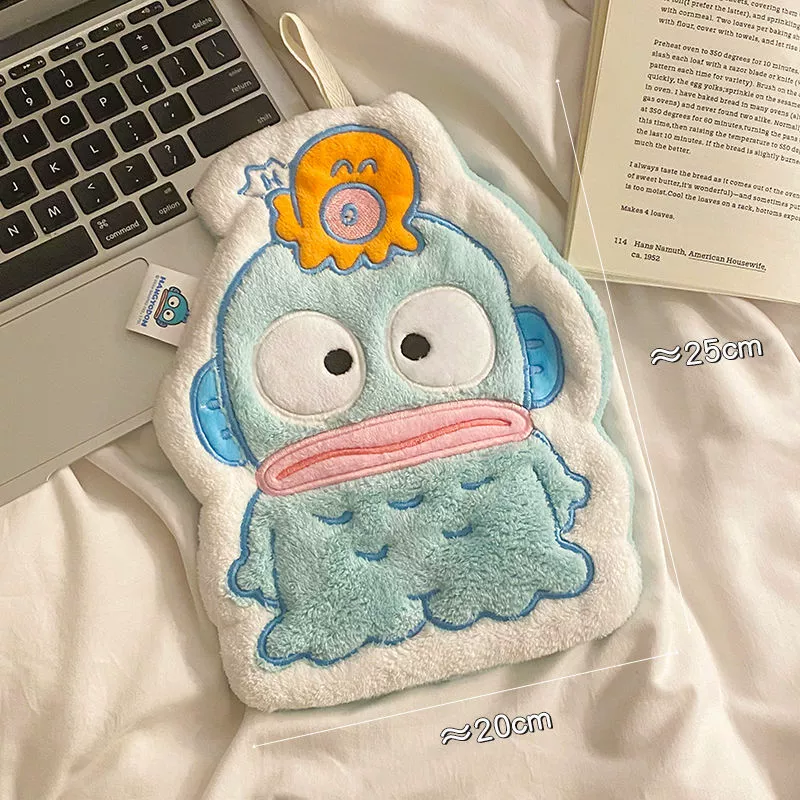 Cute cartoon handkerchief for home use, quick dry towel, increased thickness, water absorbent