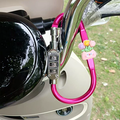 Helmet lock — Basket - large-pink-pink-potted-plant