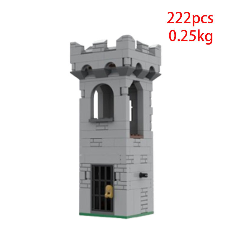 Castle Building Blocks Wall And Tower Set For Kids Toy Construction_voghion.com