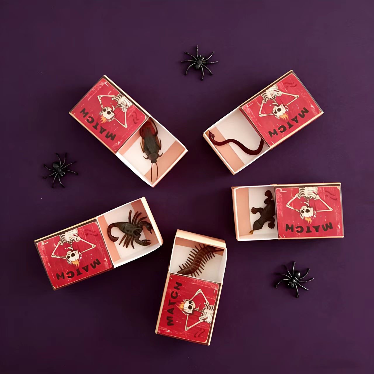 Halloween transfronterizo caja ciega atmósfera diseño props caja de fósforos animal creativo juguetes interactivos para niños adornos