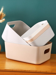 創意雜物收納盒桌面 零食儲物盒化妝品口紅收納 廚房儲物盒子批發