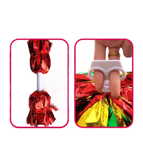 Large handle cheerleading pom pom shiny hand-held pom poms sports meet opening ceremony hand-held flowers cheering cheerleading team flower pom poms