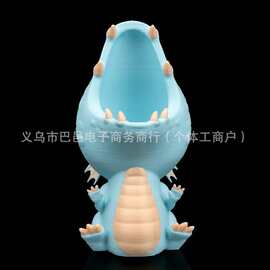 跨境萌系幼龙造型创意花盆 软萌奇幻风绿植种植容器