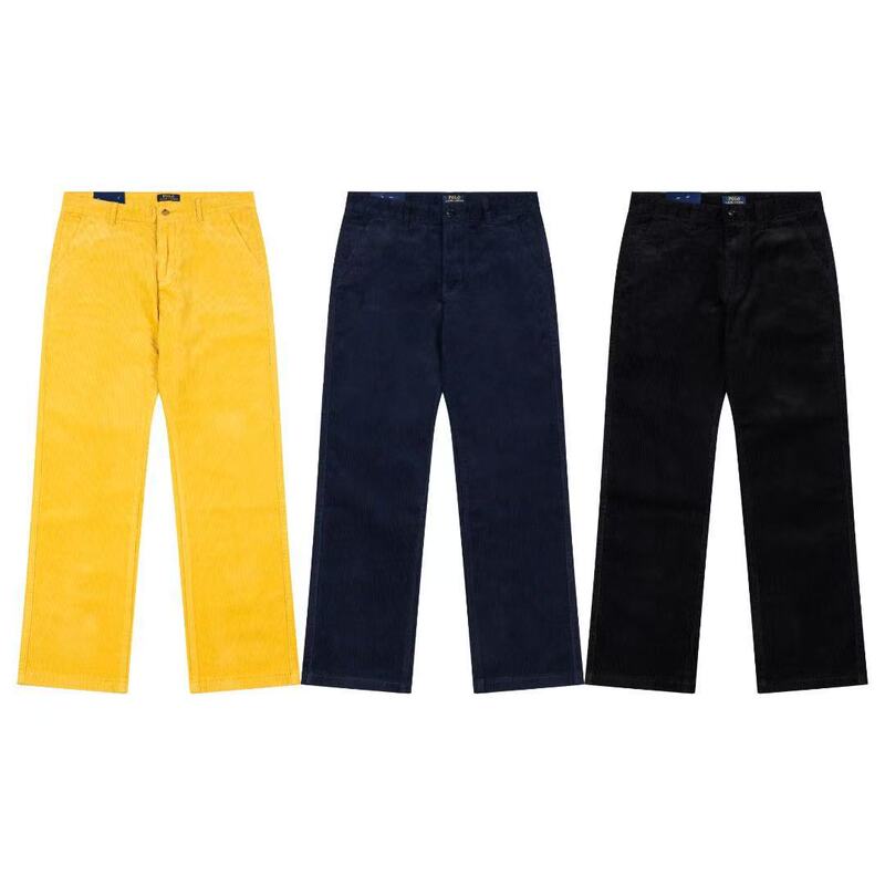 Foreign Trade Cross-Border Rl Ralph Lauren Pony Embroidered Pleated Cotton Versatile Casual Corduroy Pants for Men and Women Foreign Trade Cross-Border Rl Ralph Lauren Pony Embroidered Pleated Cotton Versatile Casual Corduroy Pants for Men and Women