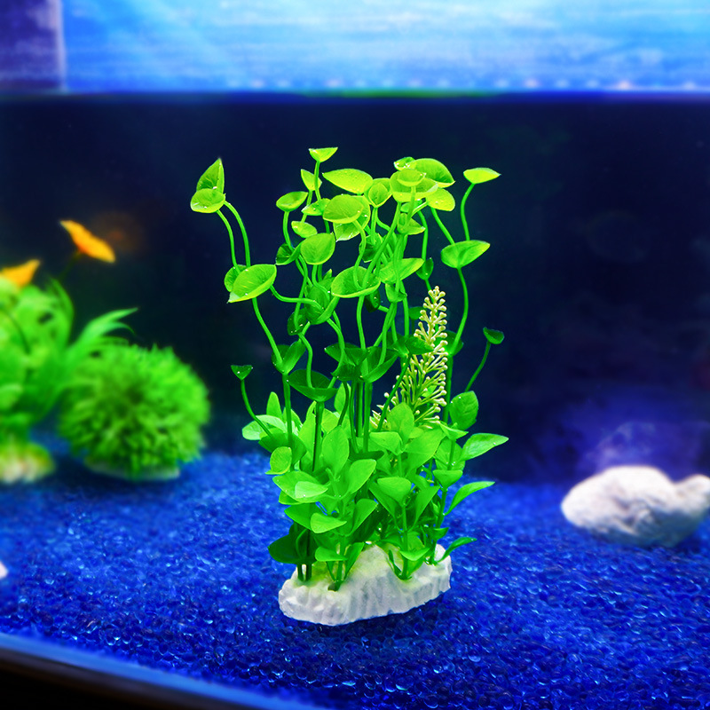 Simulación de guisantes, plantas acuáticas, tanques de tortugas, flores de plástico, guisantes, plantas de venta caliente transfronterizas, decoración de bonsai de acuario