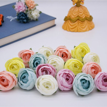 仿真花头 小茶苞 小花朵 花头婚庆 假花绢花 DIY花珠帘串珠批绢花