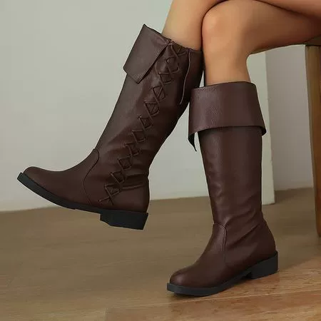 Европейские и американские бестселлеры, мужские и женские ботинки, высокие сапоги, производители рыцарей в стиле ретро, ​​оптовая дропшиппинг, ботинки большого размера 50 ярдов.