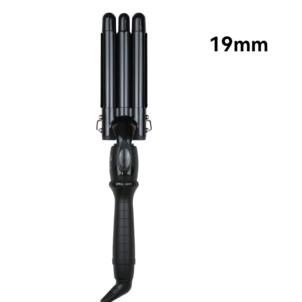 3튜브 고데기 블랙 19mm