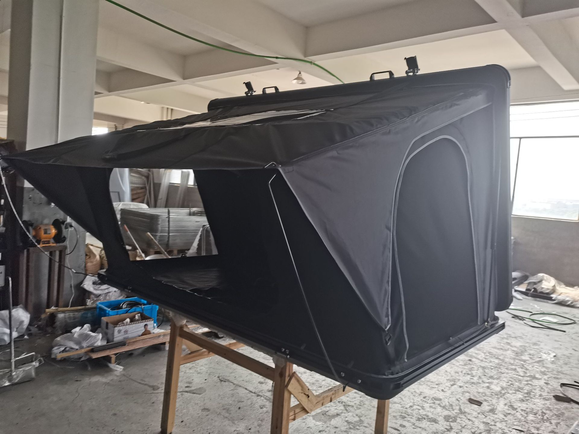 New aluminum alloy hard roof tent side opening free construction quick opening automatic large space car tent waterproof