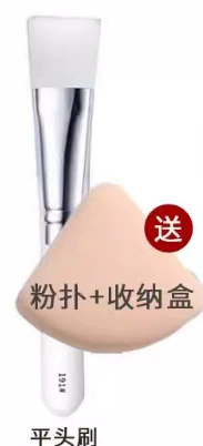 Спонж для макияжа ZNYBEAUTY большой хлопковый пуховка для тонального, разные формы (треугольная/квадратная)
