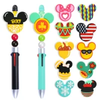 Color Micchi Head серии ПВХ мягкий клей рассыпной бус мультфильм креативная шариковая ручка ручной работы