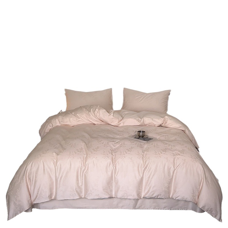 プリンセスはご注文ください〜100sサテンジャガードオーストラリア綿4点セット純綿シーツキルトカバー寝具4