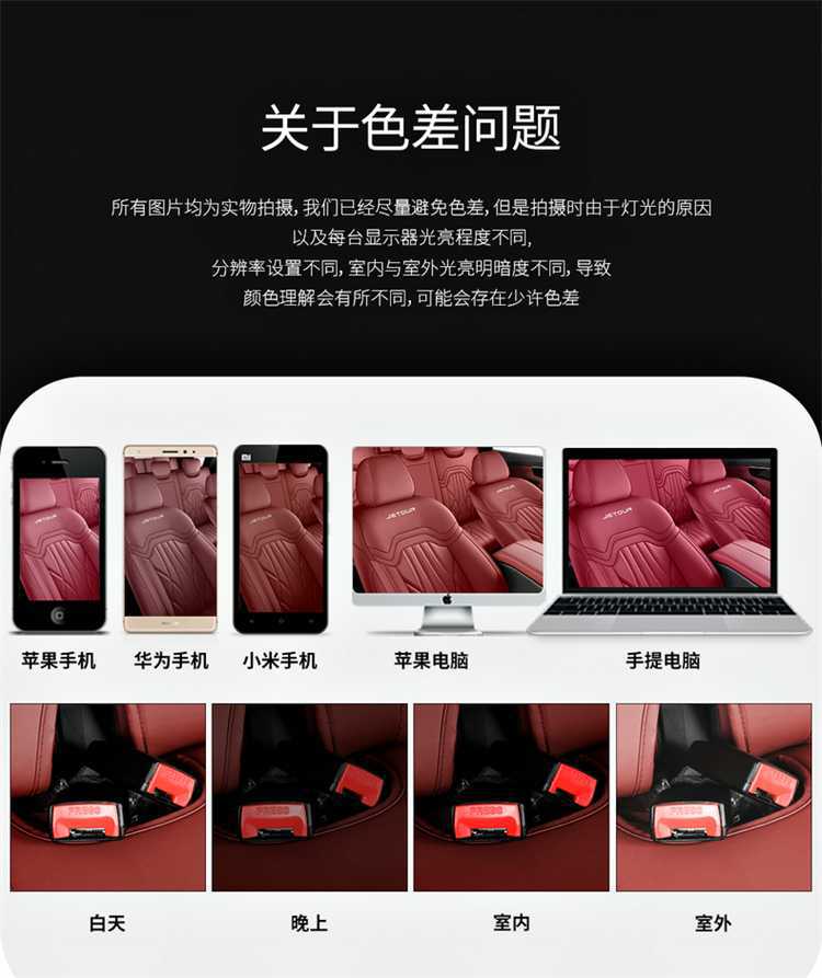 Seat Cover for Jetour Shanhai L7 Five/Seven Seats Full Cover Leather