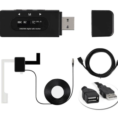 Europe just needs car DAB digital radio receiver USB interface power supply direct plug direct use unlimited models