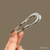 Silver U-shaped wavy hairpin