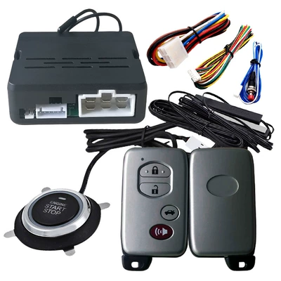 Entry One-key Start System | Car anti-theft device - pke-starts-without-flashing-light-with-q19-remote-control