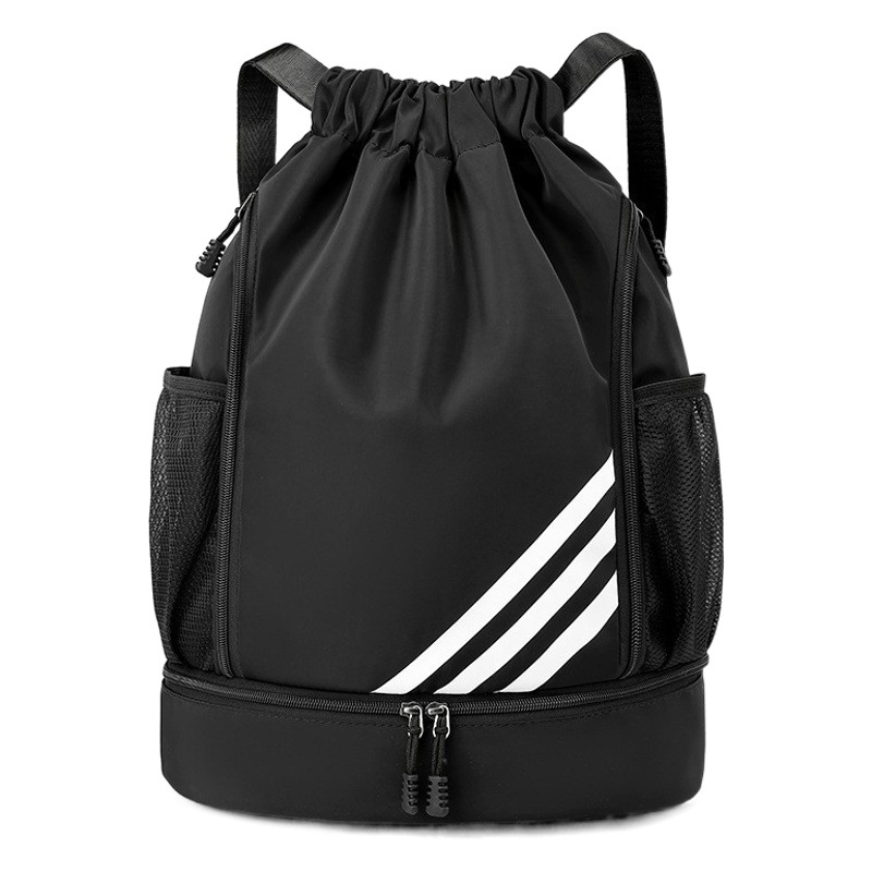 Bolsa de baloncesto bolsa deportiva natación viaje al aire libre fitness mochila bolsillo de ocio cordón de separación seco y húmedo
