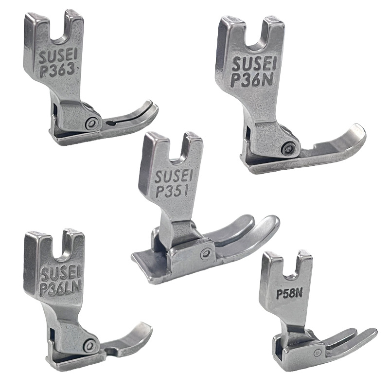 工业平车缝纫机零配件P36NP36LN左右单边压脚全钢拉链拉链专用