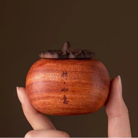 木質拓香器柿如意拡香器香薫精油柿寝室拡香石置物車載拡香木|undefined