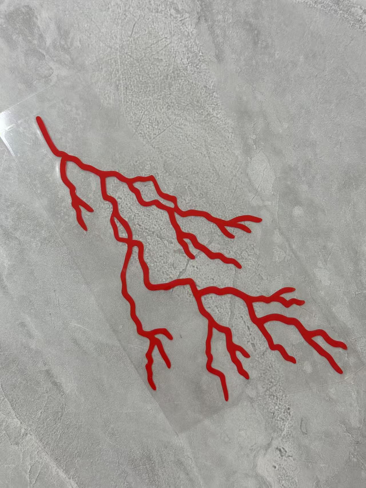 모델 B 라이트닝 레드 15CM*7.5CM