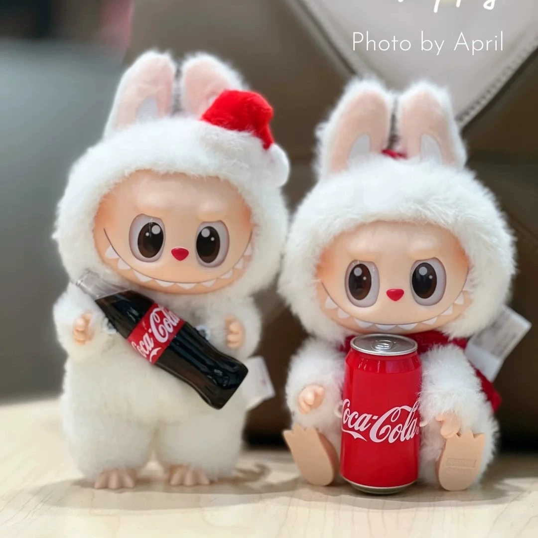 Мягкие куклы-подвески с резиновым покрытием из серии Pop Matrabu Labubu Coca-Cola, версия Motherland
