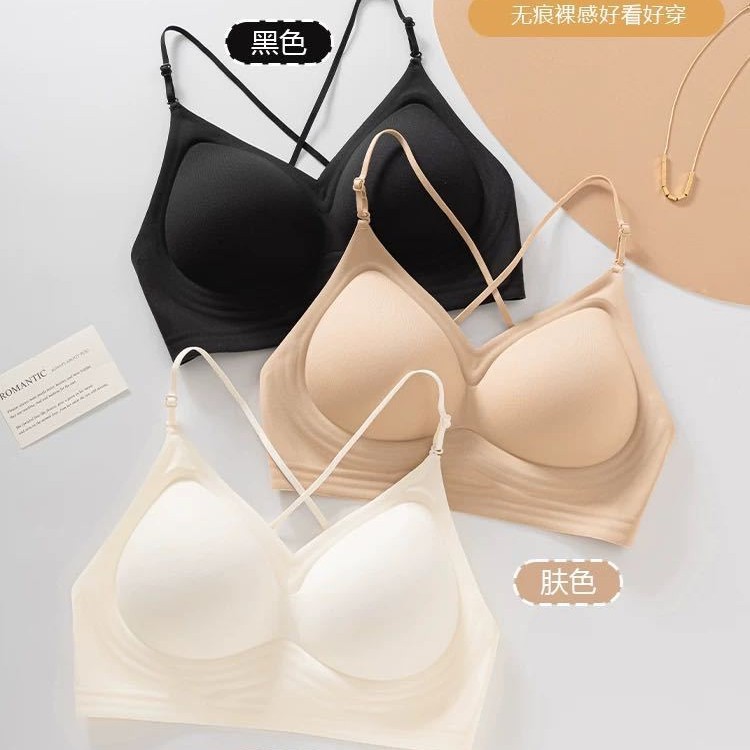 Venta directa de fábrica comercio electrónico transfronterizo Sudeste de Asia Vietnam Tailandia damas sin costuras sujetador de recogida lateral cómodo