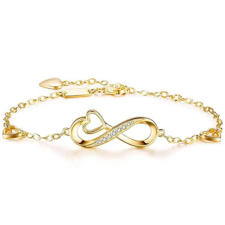Europe and the United States wish Amazon S925 Silver 8 ∞ Bracelet Fashion Cross-border Jewelry forever love Silver Jewelry Europe and the United States wish Amazon S925 Silver 8 ∞ Bracelet Fashion Cross-border Jewelry forever love Silver Jewelry