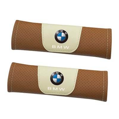 Seat belt shoulder pad – Accessories, Leather - bmw-brown-1-pair
