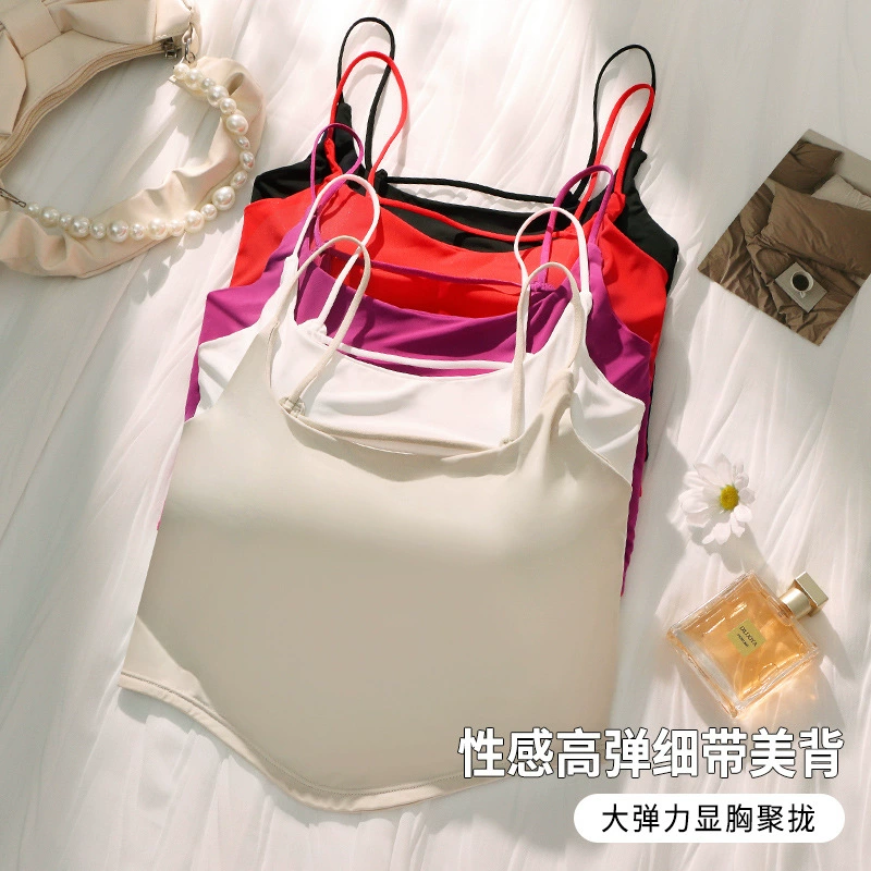 Silk tube top, base thin underwear, lifting effect, beautiful back
