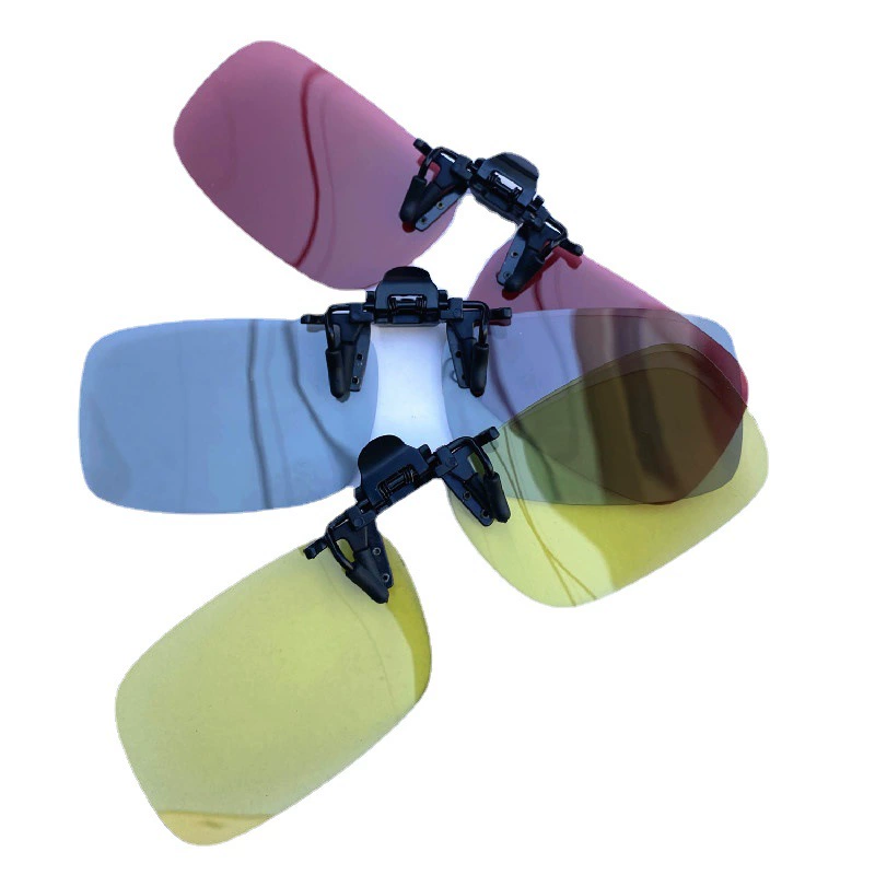 Clip-on Polarized Fishing Glasses, Night-Vision & Yellow Polarizers, Lightweight 0.01 kg