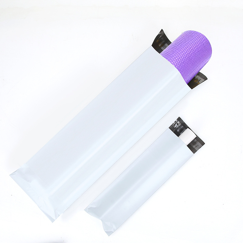 White long strip express bag, slender yoga mat wallpaper express packing bag, thick cool mat waterproof express packaging bag