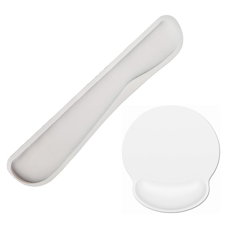 Alfombrilla de ratón de espuma viscoelástica de goma Amazon, almohadilla de muñeca antideslizante para oficina, almohada de descanso para manos con teclado de rebote lento