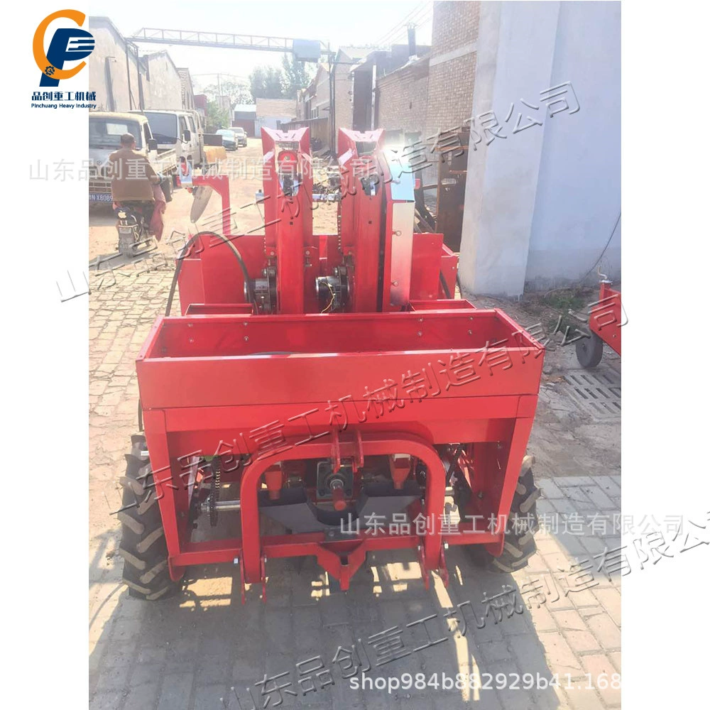 Картофель Сладкий картофель посадочная машина Трактор подвесной картофельная посадочная машина для посадки растений посев и оплодотворение мульчированные пленки капельного орошения машина