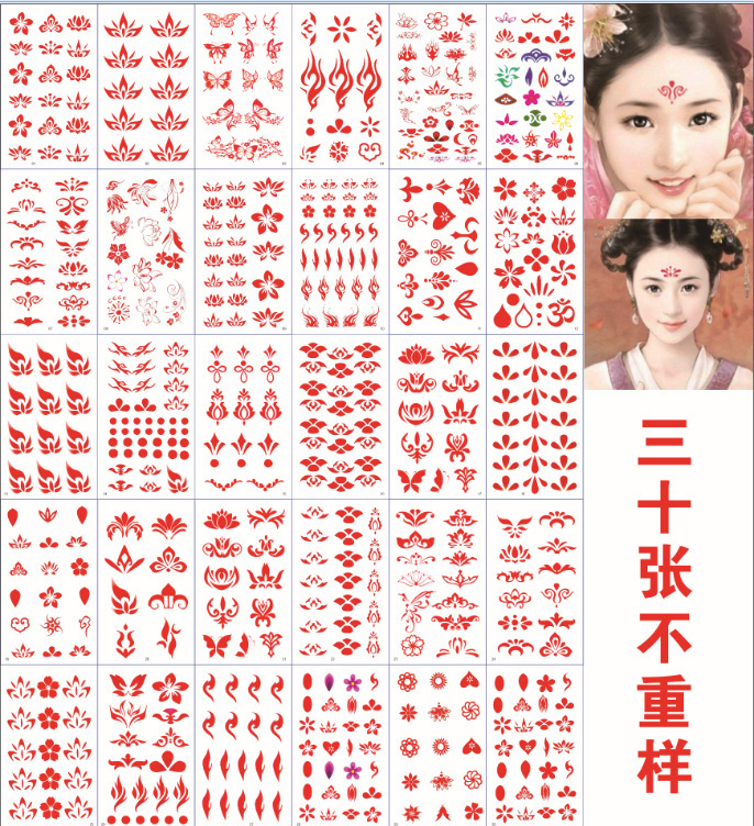 Factory professional waterproof tattoo stickers spot water to tattoo stickers to figure creative tattoo stickers wholesale custom
