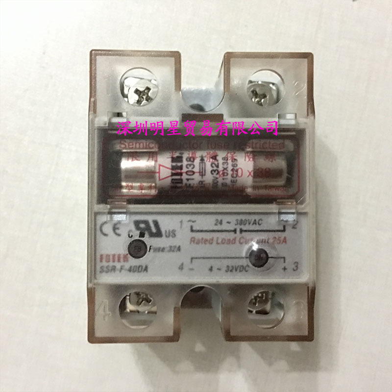 SSR-F-40DA台湾阳明FOTEK固态继电器原装正品假一罚十