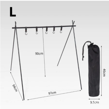 Black big tubing, 6 pieces